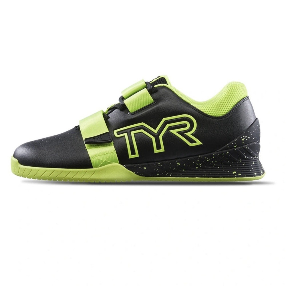 TYR L-1 Lifter Limited‎ Edition Lifting Shoes, Black Attack Yellow, M 6.5 / W 8